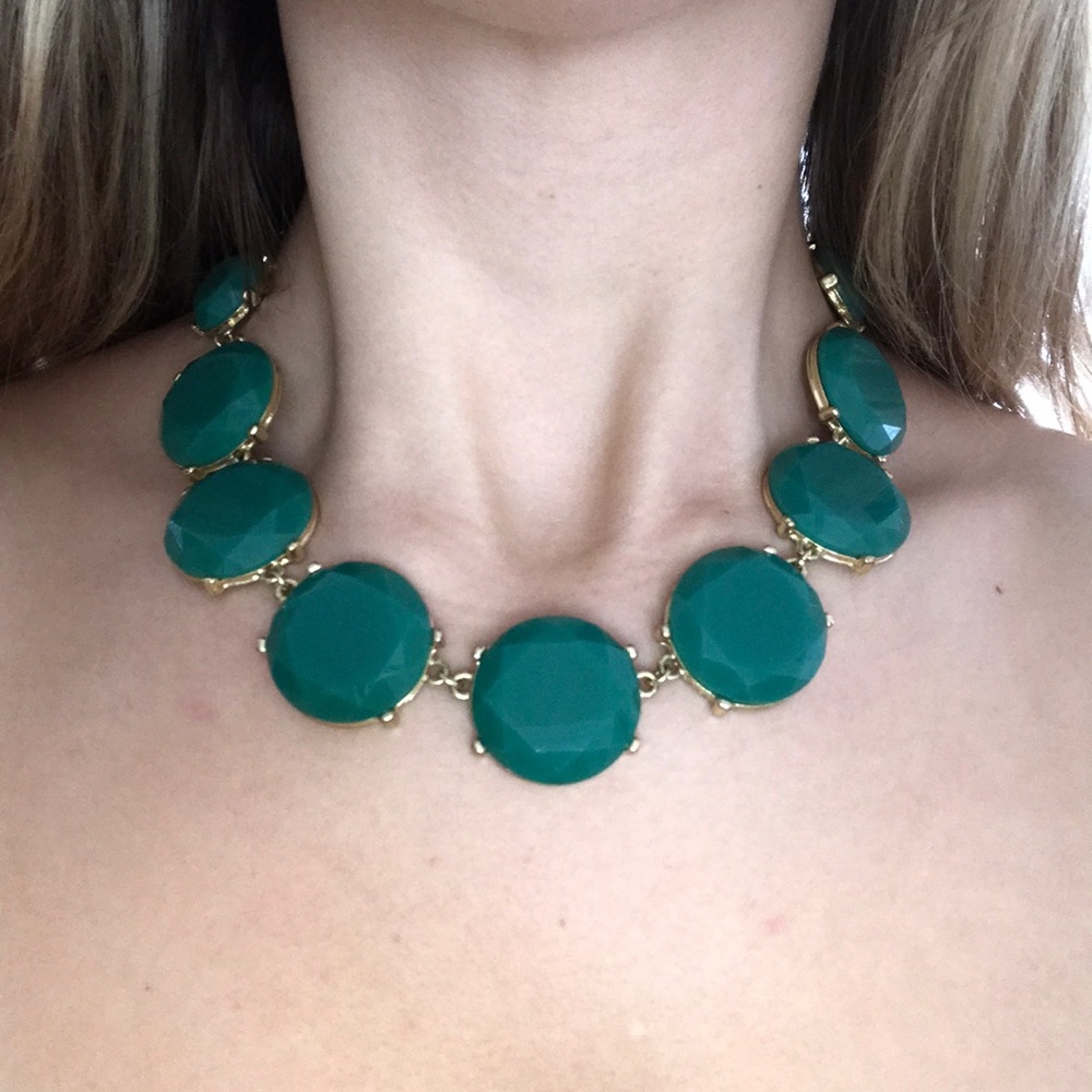Blue bubble necklace